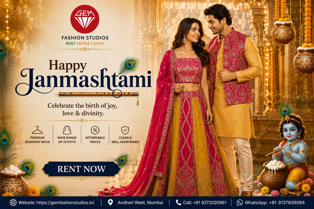 Janmashtami Outfits on Rent in Mumbai – Celebrate in Traditional Style — thumbnail
